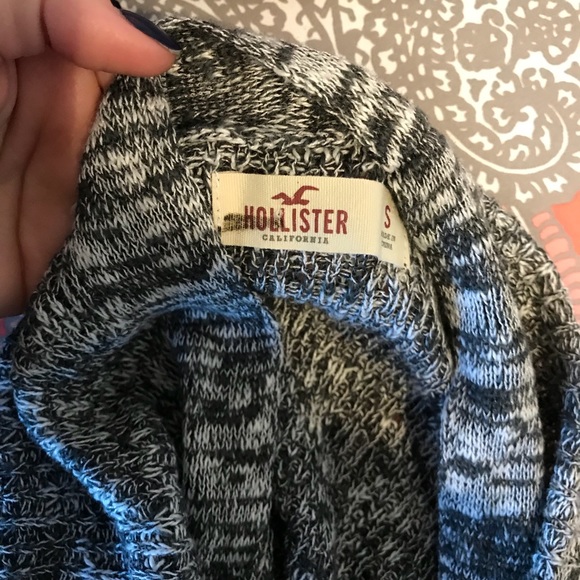 [Hollister] Wmn’s Long Cardigan Pockets Side Slit - Picture 5 of 5